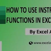 How To Use INSTR REV Function In Excel VBA Excel Avon