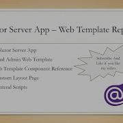 Dotnet 6 Blazor Server Web App Web Template Tutorial