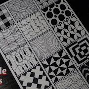15 Zentangle Patterns Part 4 Tutorial
