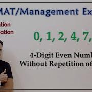 Number Of 4 Digit Even Numbers Permutation Combination CAT MAT Management Exams