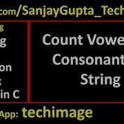 Count Vowel And Consonants In String By Passing String Into Function Using Pointer In C Programming
