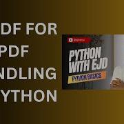 43 PyPDF For PDF Handling In Python