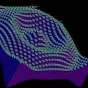Cube Wave By Using Processing P5 Js