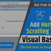 How To Add Horizontal Scrolling Text In Visual Basic Scroll Text In A Label