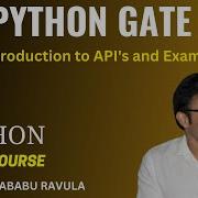 PYTHON Introduction To API S And Examples Ravindrababu Ravula