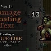 Damage Popup Text Creating A Rogue Like Like Vampire Survivors In Unity Part 14