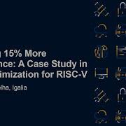 Увеличение производительности на 15 пример оптимизации LLVM для RISC V Михаил Р Гаделья