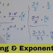 Dividing Terms With Exponents