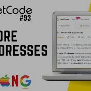 93 Restore IP Addresses Leetcode Medium
