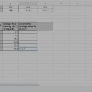 Google Spreadsheets Tutorial For Physics