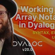 Working With Array Notation In Dyalog APL APL Programming NEW In Dyalog V20 0