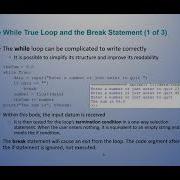1436 Class Recording Chapter 3 While True Loop