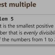 Project Euler Problem 5 Analysis
