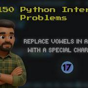 Replace Vowels In A String With A Special Character Top 150 Python Interview Problems In Tamil