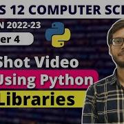 Chapter 4 Using Python Libraries One Shot Class 12 Computer Science In Hindi By Vishal Kumar
