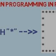 Star Asterisk In D Shape Python Pattern Programming