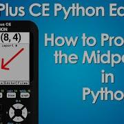 How To Program The Midpoint Formula In Python