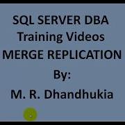 DBA Merge Replication