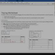 Python Execution Tracing Exercise