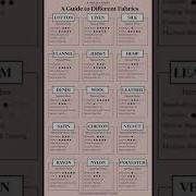 Tips For Fabrics Information Related To All Types Of Fabrics Lookuniqueclassy1306