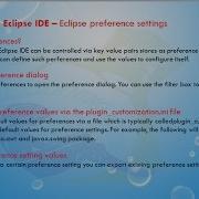 Lesson 18 Eclipse IDE Eclipse Preference Settings