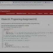 NPTEL Problem Solving Through Programming In C Week 04 Programing Assignment 01 02 03 04
