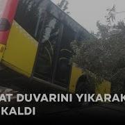 El Freni çekilmeyen İETT Otobüsü Kaza Yaptı
