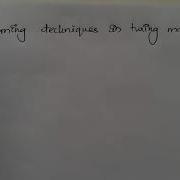 Programming Techniques Of Turing Machine