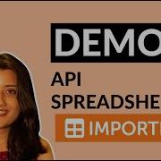 API Spreadsheets Demo For How To Use The Importer