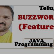 JAVA BUZZWORDS FEATURES In Telugu JAVA PROGRAMMING In Telugu OOP In Telugu