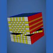 Checker Board Pattern In 11x11 Virtual Rubik S Cube Youtube Youtubeshorts Cubing Short Shorts
