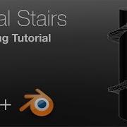 2 8 Blender Tutorial Spiral Staircase Using Python Programming