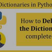 How To Delete The Python Dictionary Completely Amit Thinks