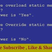 Can We Override Static Methods In Java