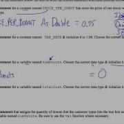 VB Using Variables Worksheet 1