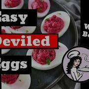 Easy To Make Deviled Eggs With Beets