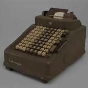 Antique American 1930 40s Electric Adding Machine With