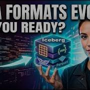 Evolution Of Data Formats CSV JSON Avro Parquet Apache Iceberg Explained Data Datascience