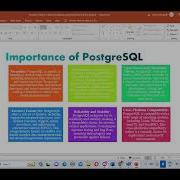 Object Oriented Database And PostgreSQL