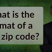 What Is The Format Of A US Zip Code