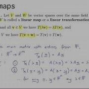 4 14 Linear Maps