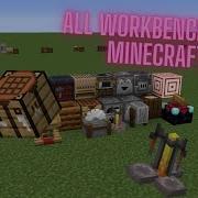 All Workbenches In Minecraft Crafting Table Furnace Enchanting Table Etc