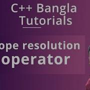 C Bangla Tutorials 64 Scope Resolution Operator