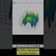 How To Make 3d Graphs In Python