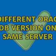 2 Different Oracle DB Version On Same Server 2 Solutions