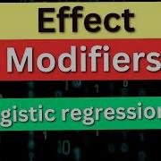 Effect Modifiers And Interaction Terms In Logistic Regression An R Programming Tutorial