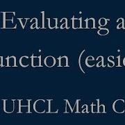 Functions Part 2 Evaluating A Function
