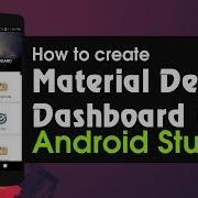 Android Studio Tutorial How To Create Material Design Dashboard For Android App