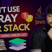 Dont Use Array For Stack Stack Using Linked List DSA Using Java Hindi