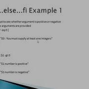 Shell Scripting UNIX LINUX Tutorial 9 If Else Fi Concept Example